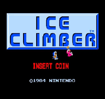 Vs. Ice Climber screen shot title